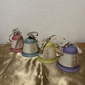 Goebel Christmas Bell with Blue Inscription